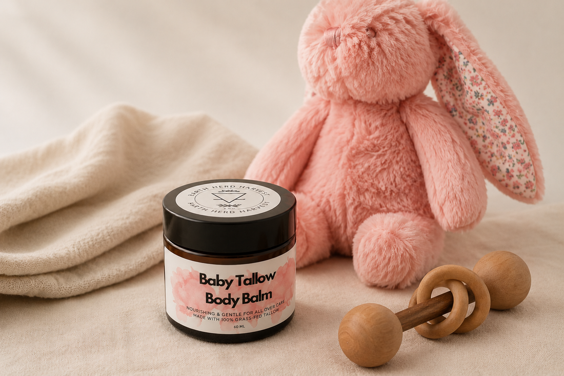 Tallow nursery essentials in soft hues