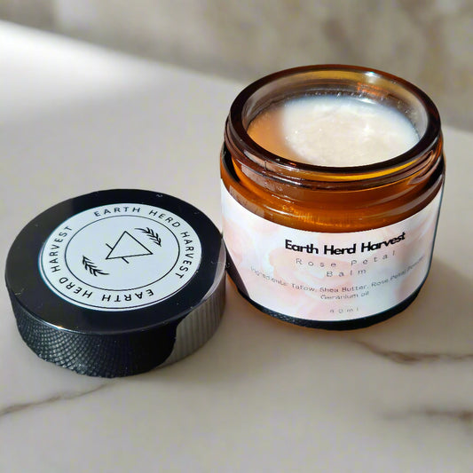 Rose Petal Powder Tallow Balm