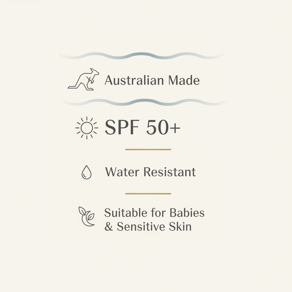 Zinc Sunscreen Facts Graphic